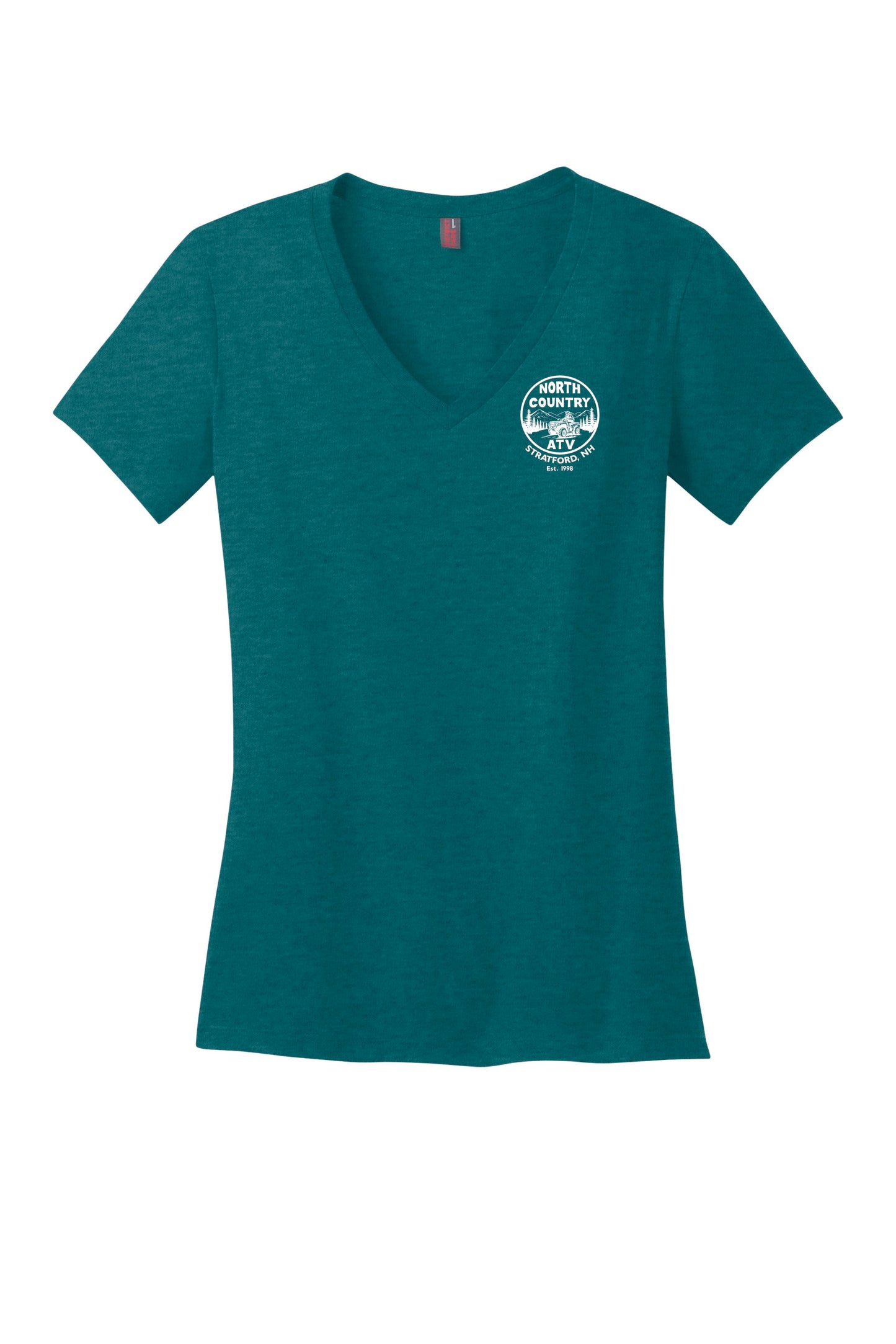 Ladies North Country ATV  V-Neck Tee (Multi-Colors)