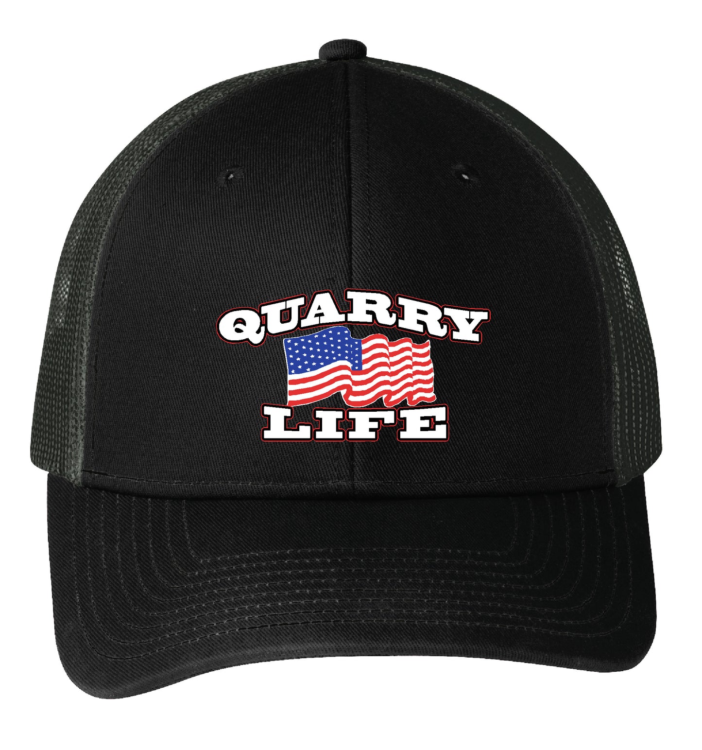 Quarry Life Baseball Hat, Black