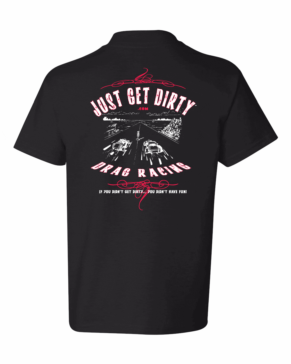 Kids Just Get Dirty Drag Racing Tee