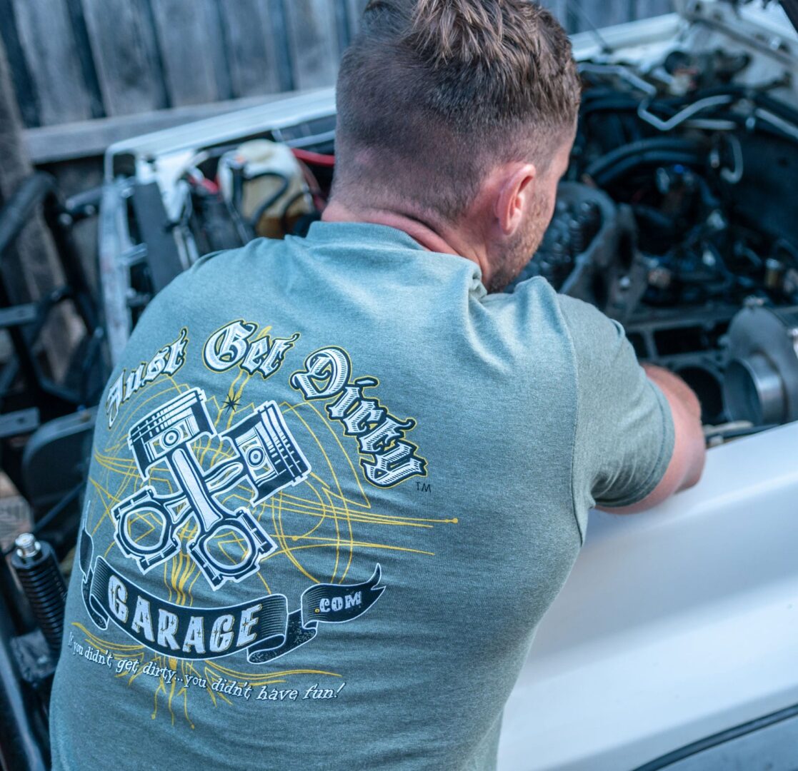 Just Get Dirty Piston T-Shirt