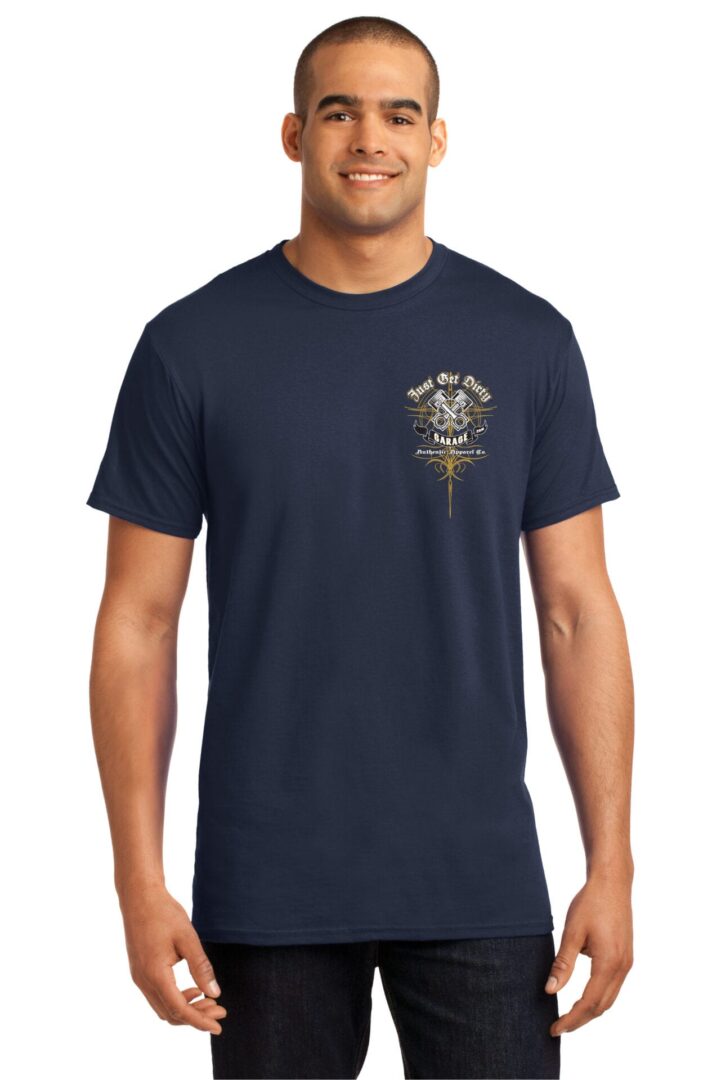 Just Get Dirty Retro Piston Performance T-Shirt