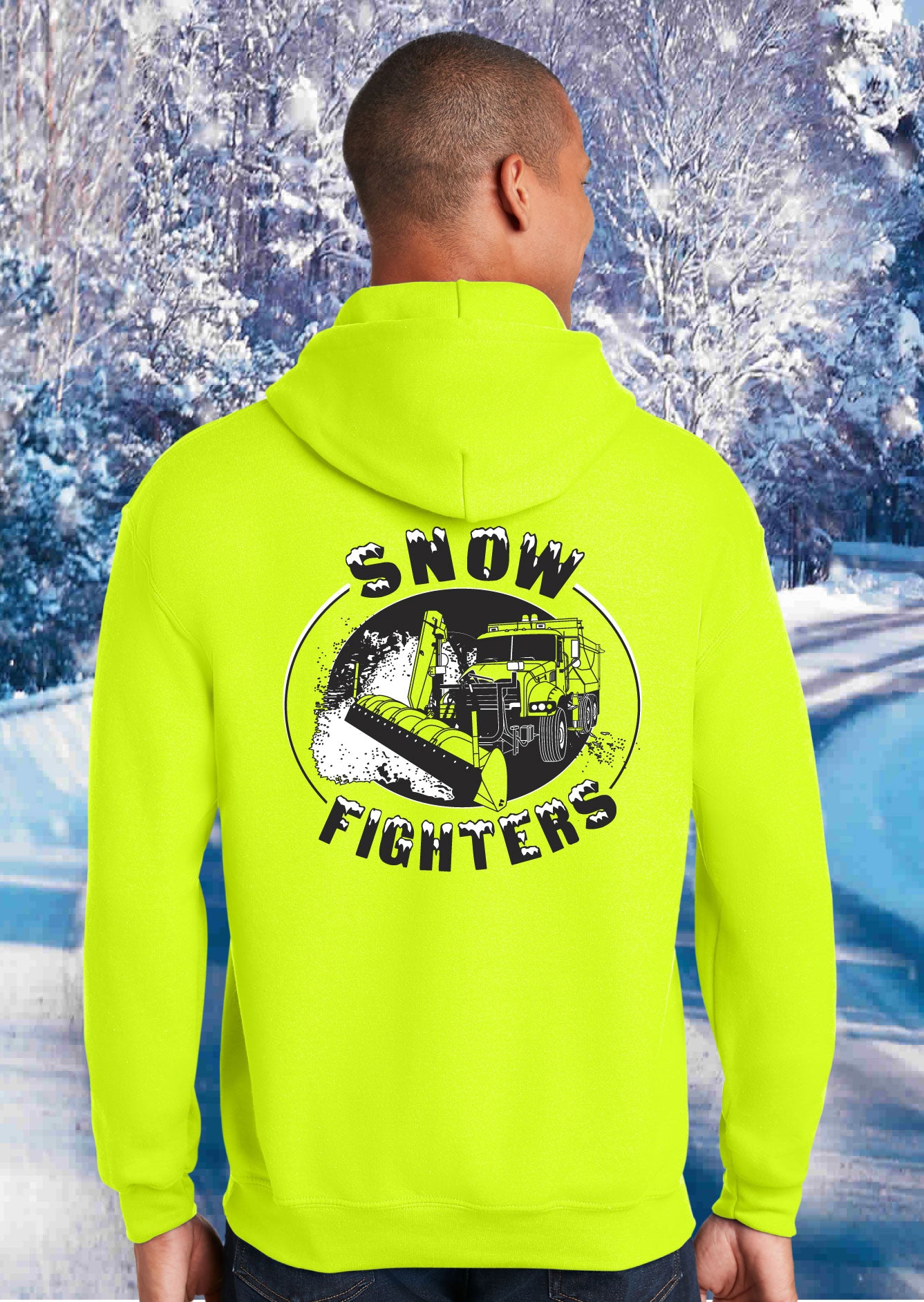 Snow Fighters Snow Plow Hoodie