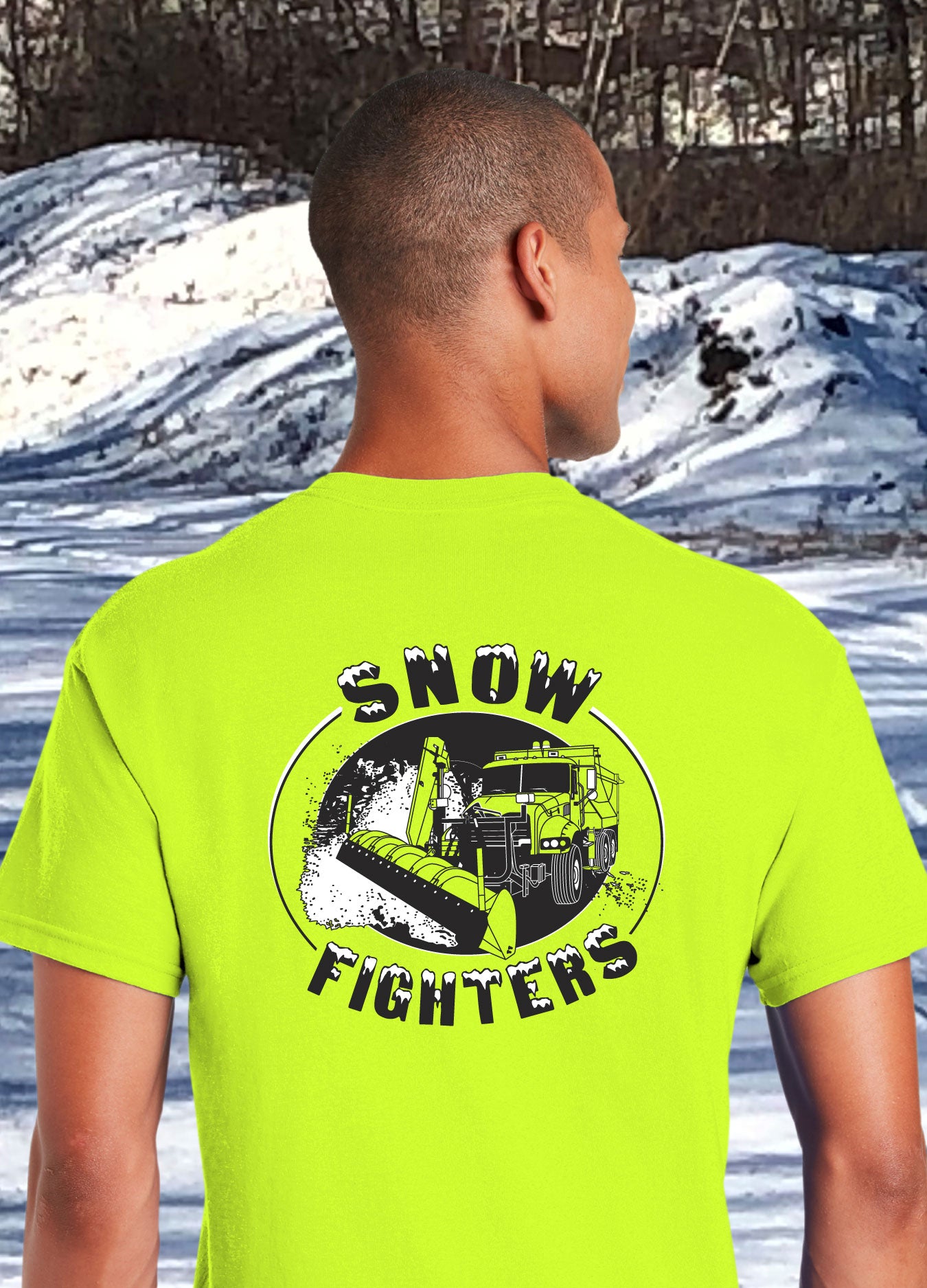 Snow Fighters Snow Plow T-Shirt