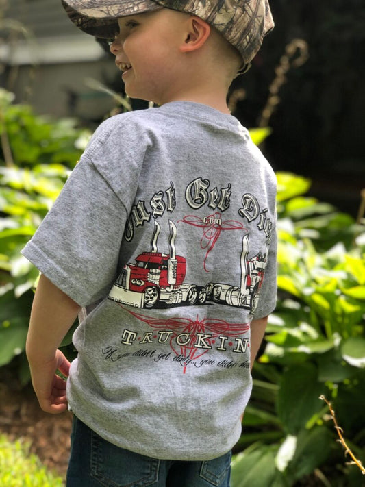 Kids Just Get Dirty Big Rig Tee