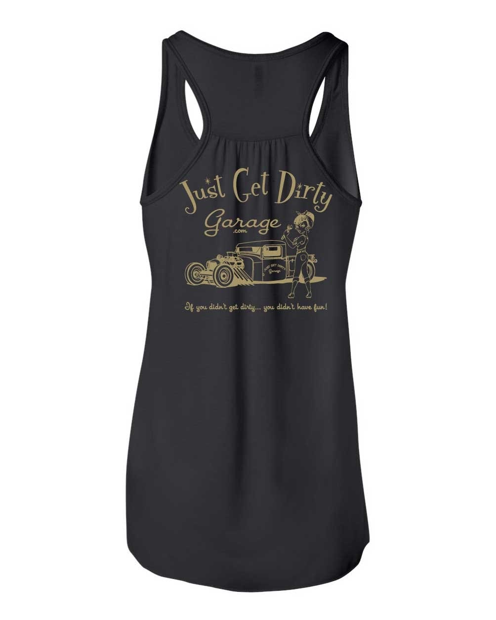 Just Get Dirty Garage Girl Flowy Tank Top