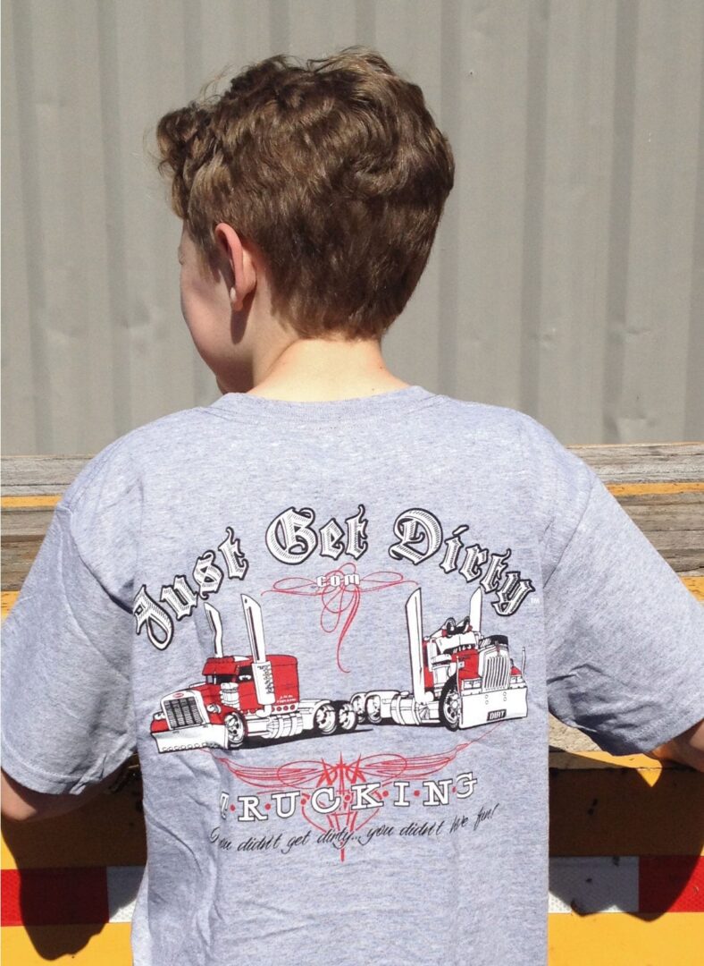 Kids Just Get Dirty Big Rig Tee
