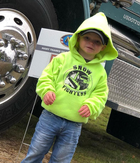 Kids Snow Fighters Snow Plow Hoodie