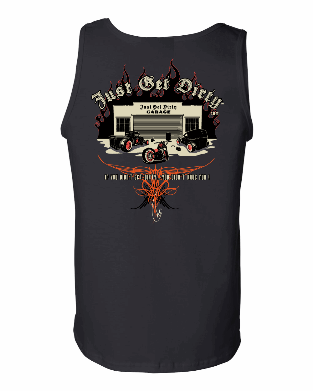 Men's Just Get Dirty Rat Rod Tank Top