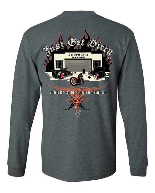Just Get Dirty Rat Rod Long Sleeve T-Shirt