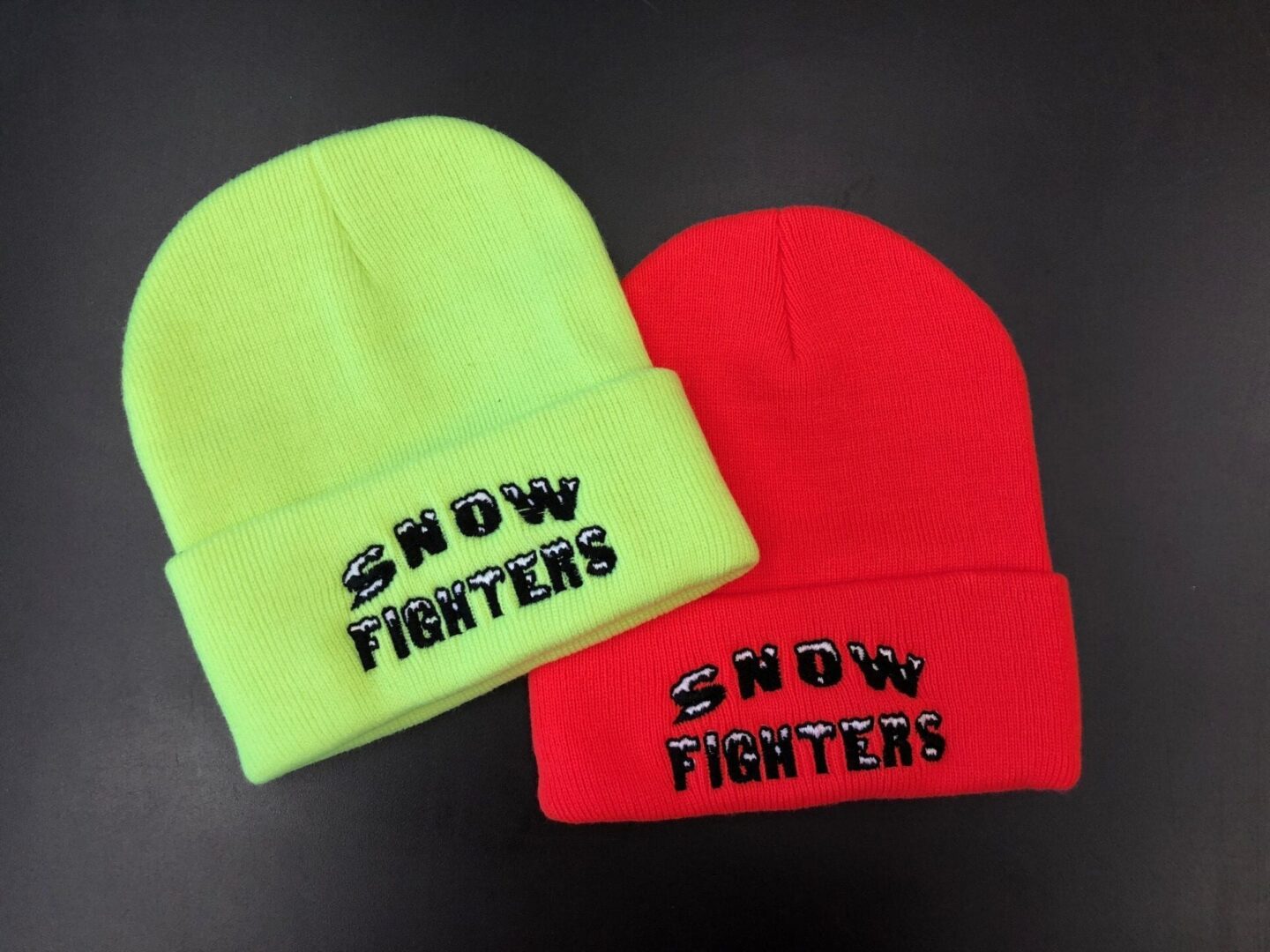 Snow Fighters Beanie Neon Colors
