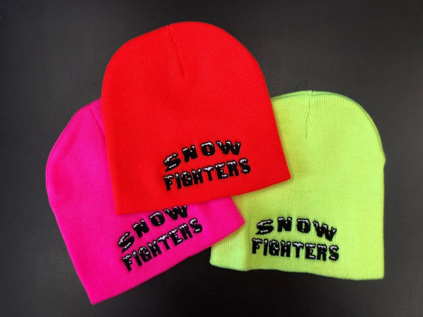 Snow Fighters Beanie Neon Colors