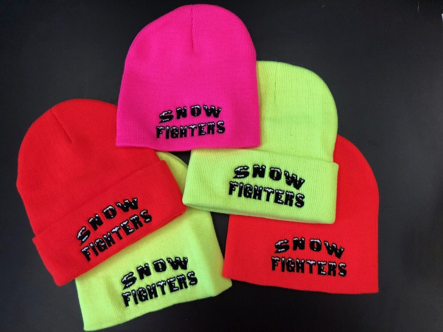 Snow Fighters Beanie Neon Colors