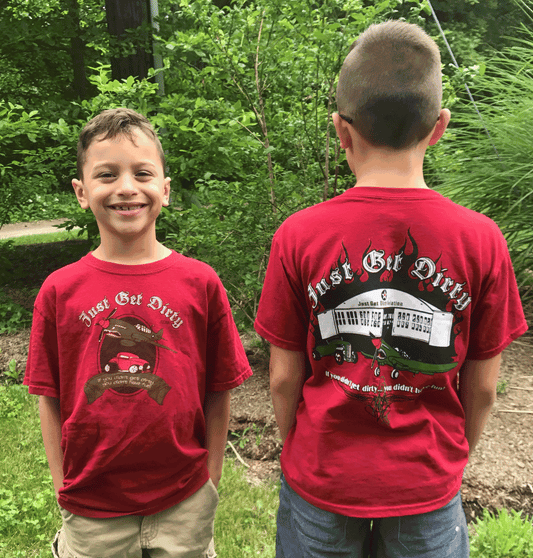 Kids Just Get Dirty Warbird Hot Rod Tee