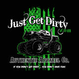 Just Get Dirty Monster Truck Hoodie: