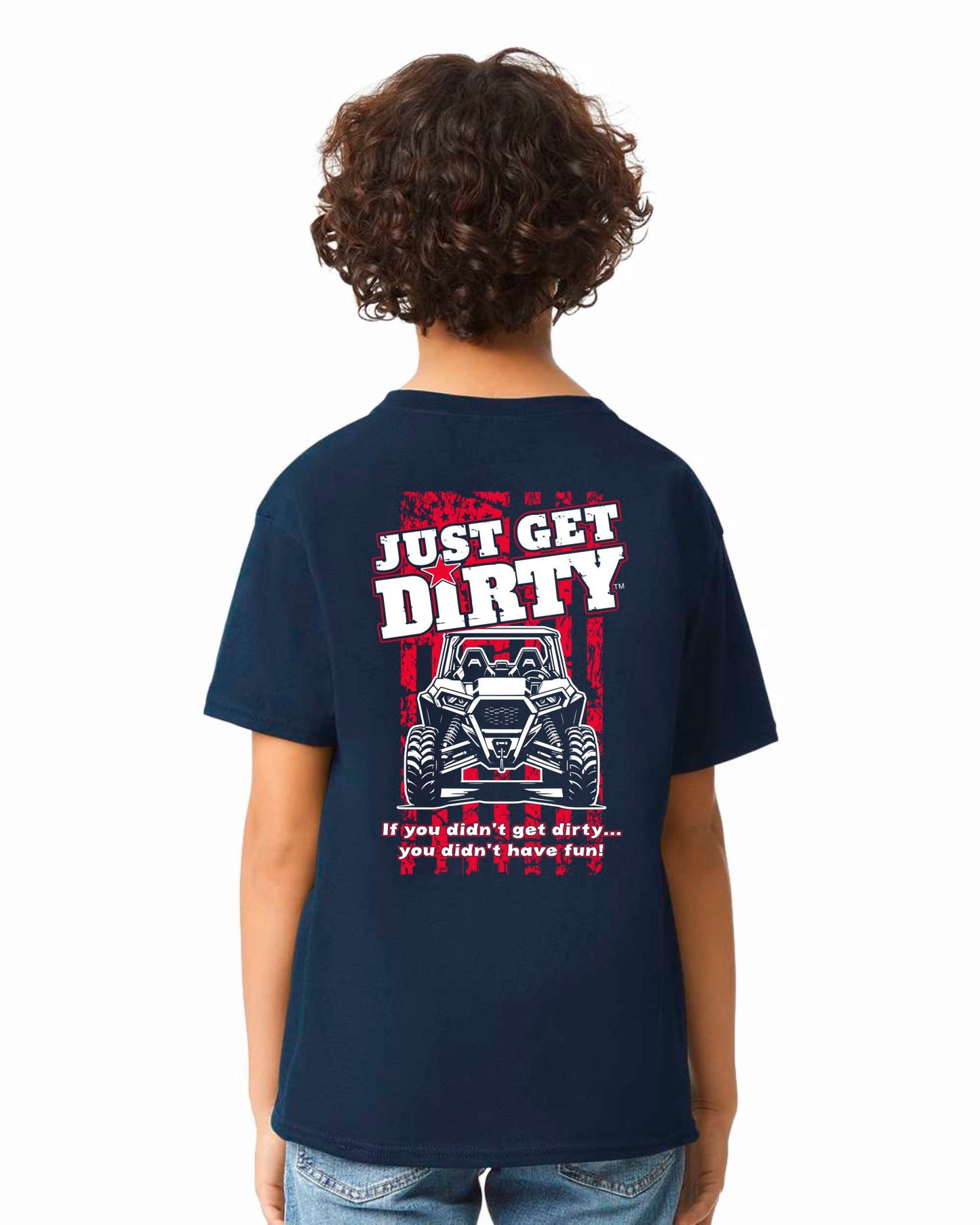 KIds Just get Dirty ATV Tee