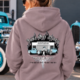 Just Get Dirty Garage Hoodie, Mauve