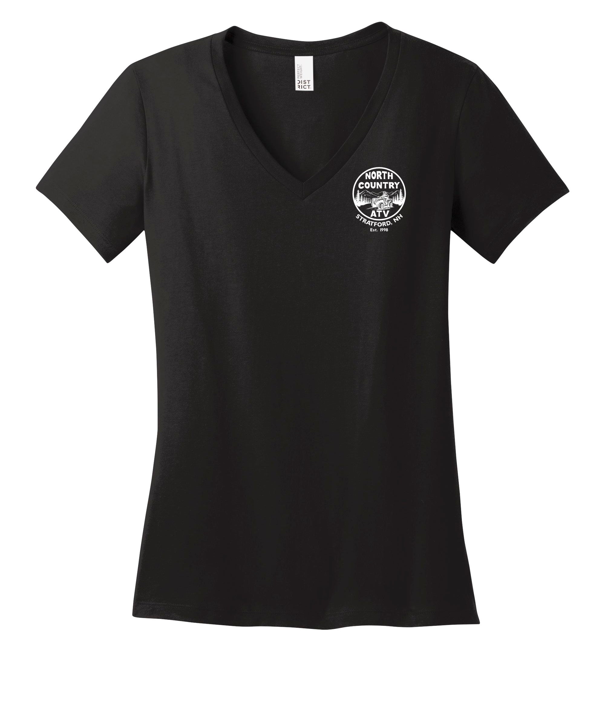 Ladies North Country ATV  V-Neck Tee (Multi-Colors)