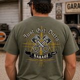 Just Get Dirty Piston T-Shirt