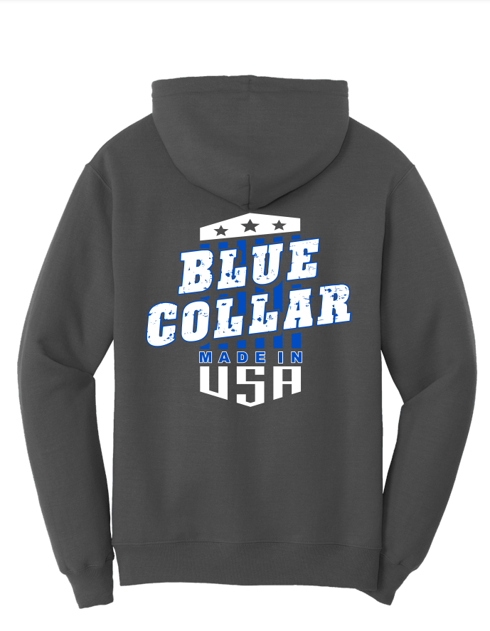 Blue Collar Made in USA Hoodie