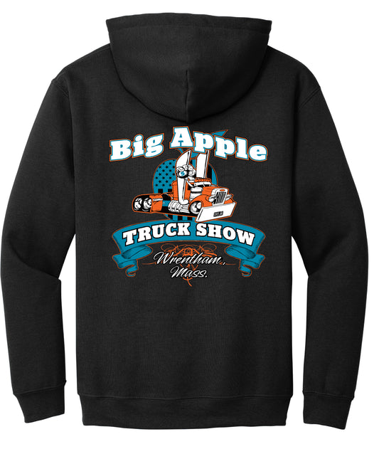 Big Apple Hoodie, (Teal Graphic) Adult