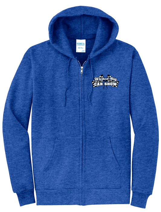 Wicked Big Car Show Full Zip Sweatshirt