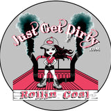 Just Get Dirty Rollin' Coal Pink Sticker