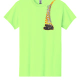 Just Get Dirty Monster Truck T-Shirt: Black, Green