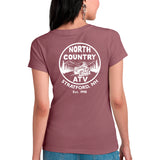 Ladies North Country ATV  V-Neck Tee (Multi-Colors)