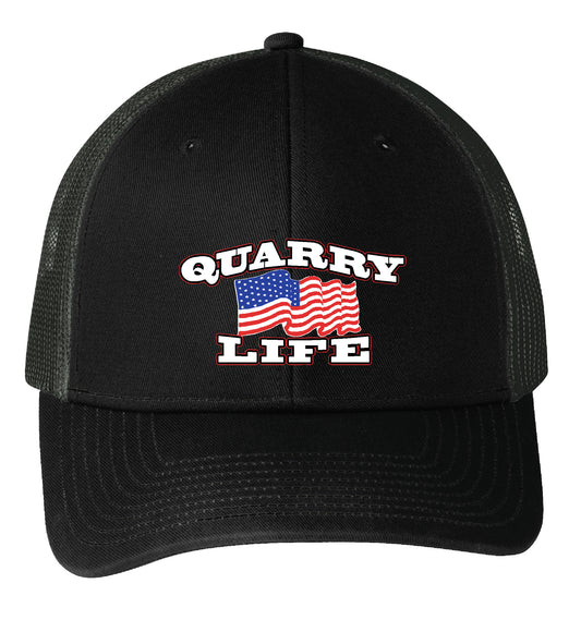 Quarry Life Baseball Hat, Black