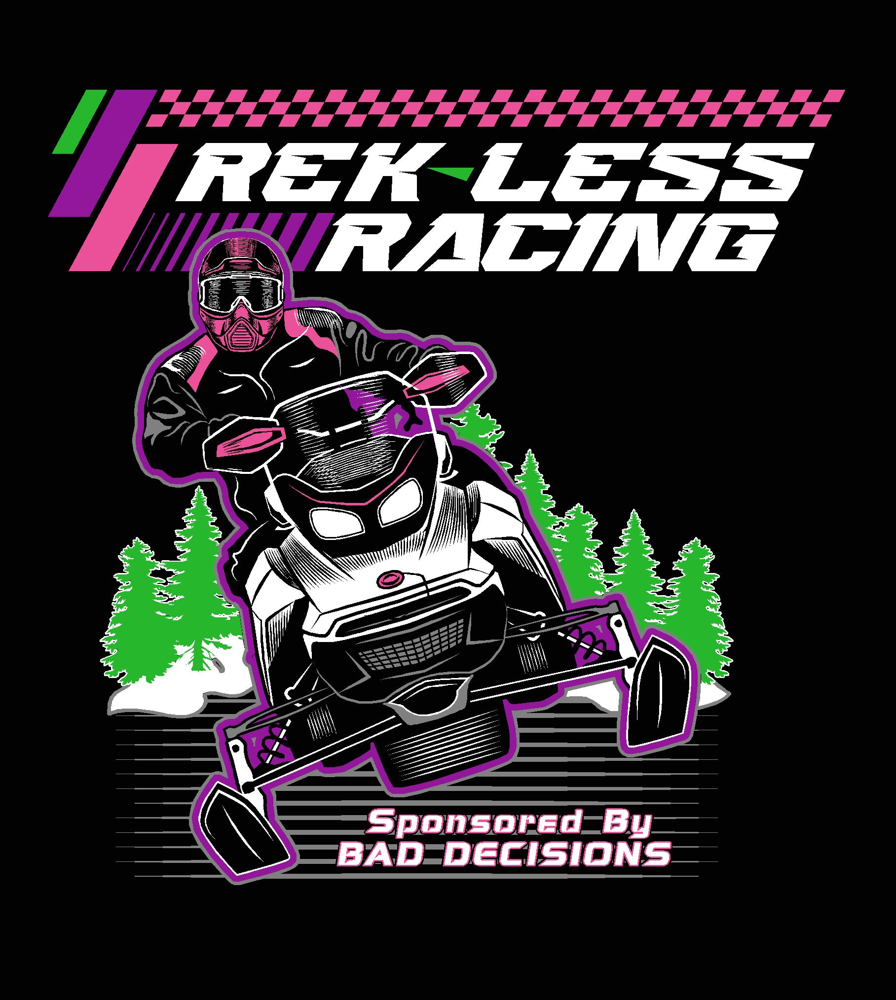 Rek-Less Racing Long Sleeve Tee
