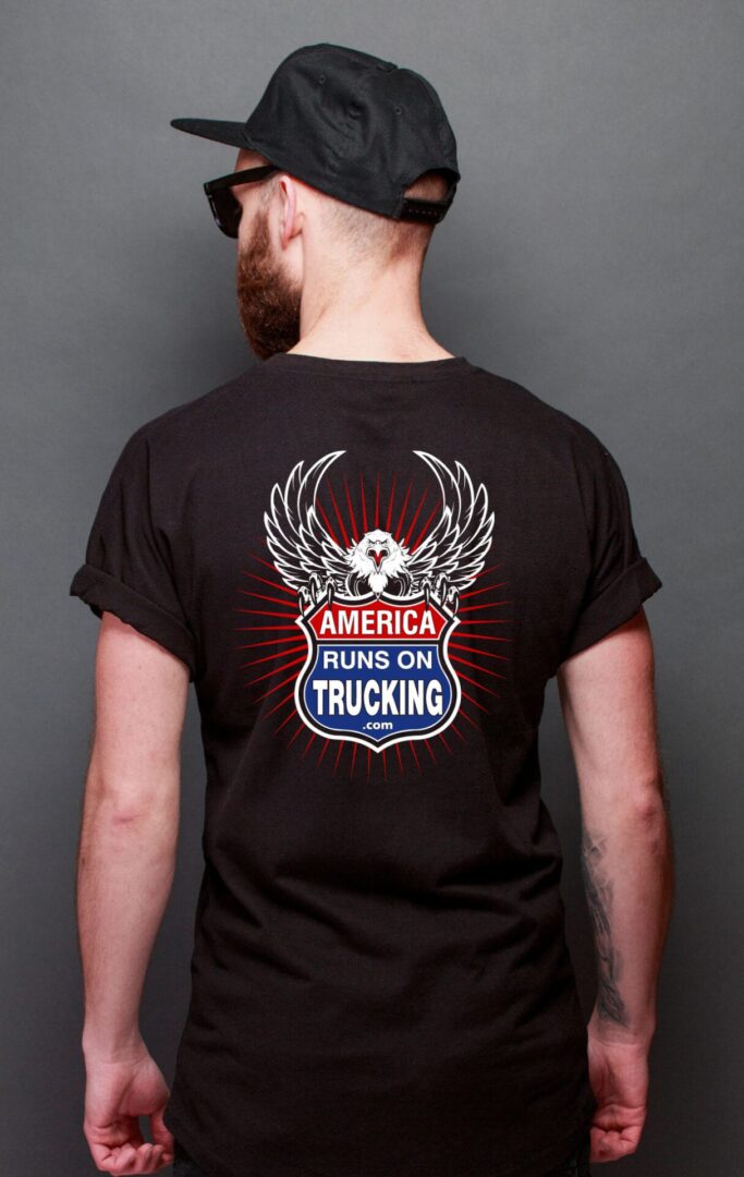 Men's America Runs On Trucking Tee
