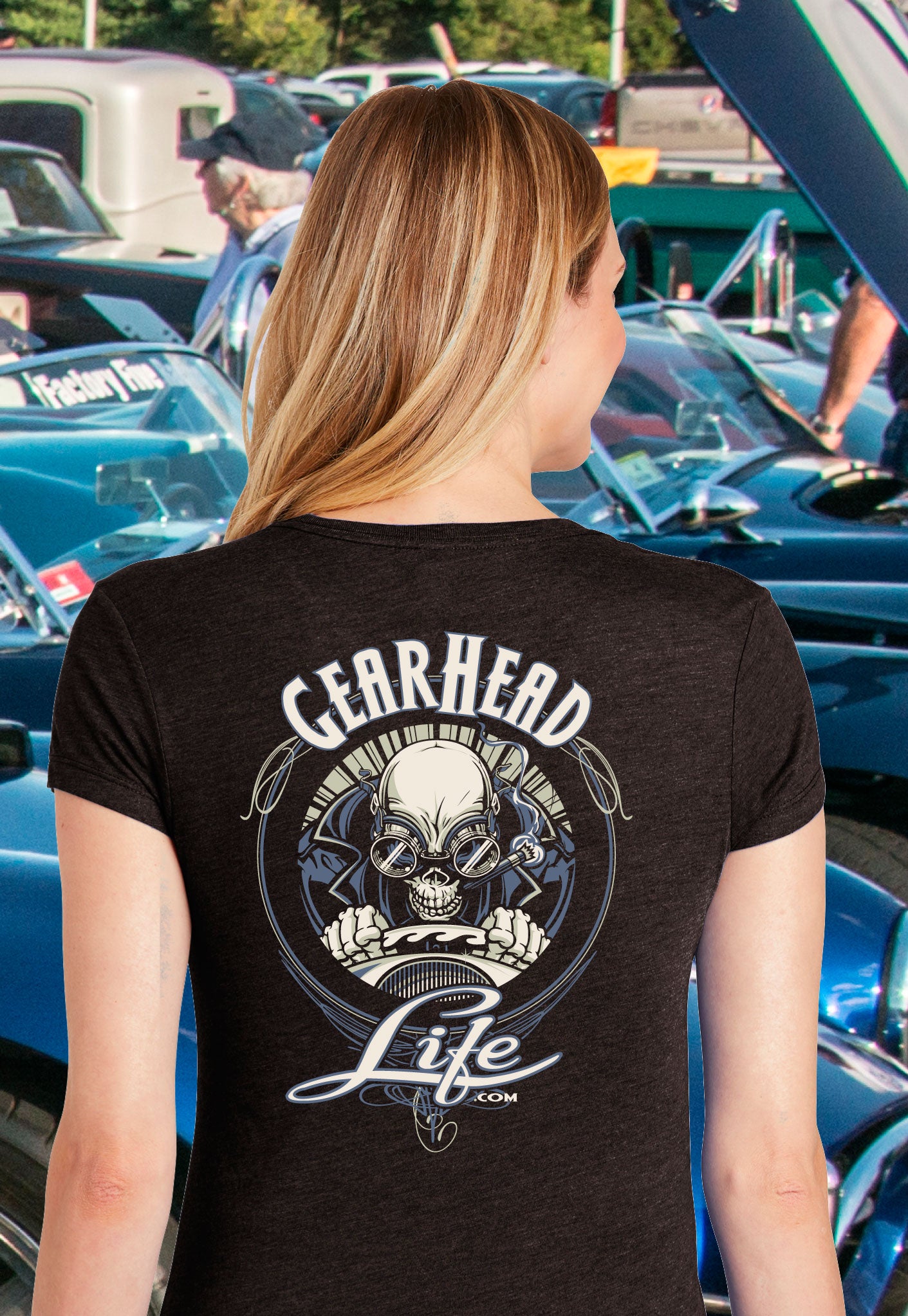 Gear_Head-Women_s_Black_T-shirt_back