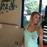 Women's Just Get Dirty Retro Piston Flowy Tank