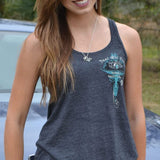 Women's Just Get Dirty Rat Rod Flowy Tank
