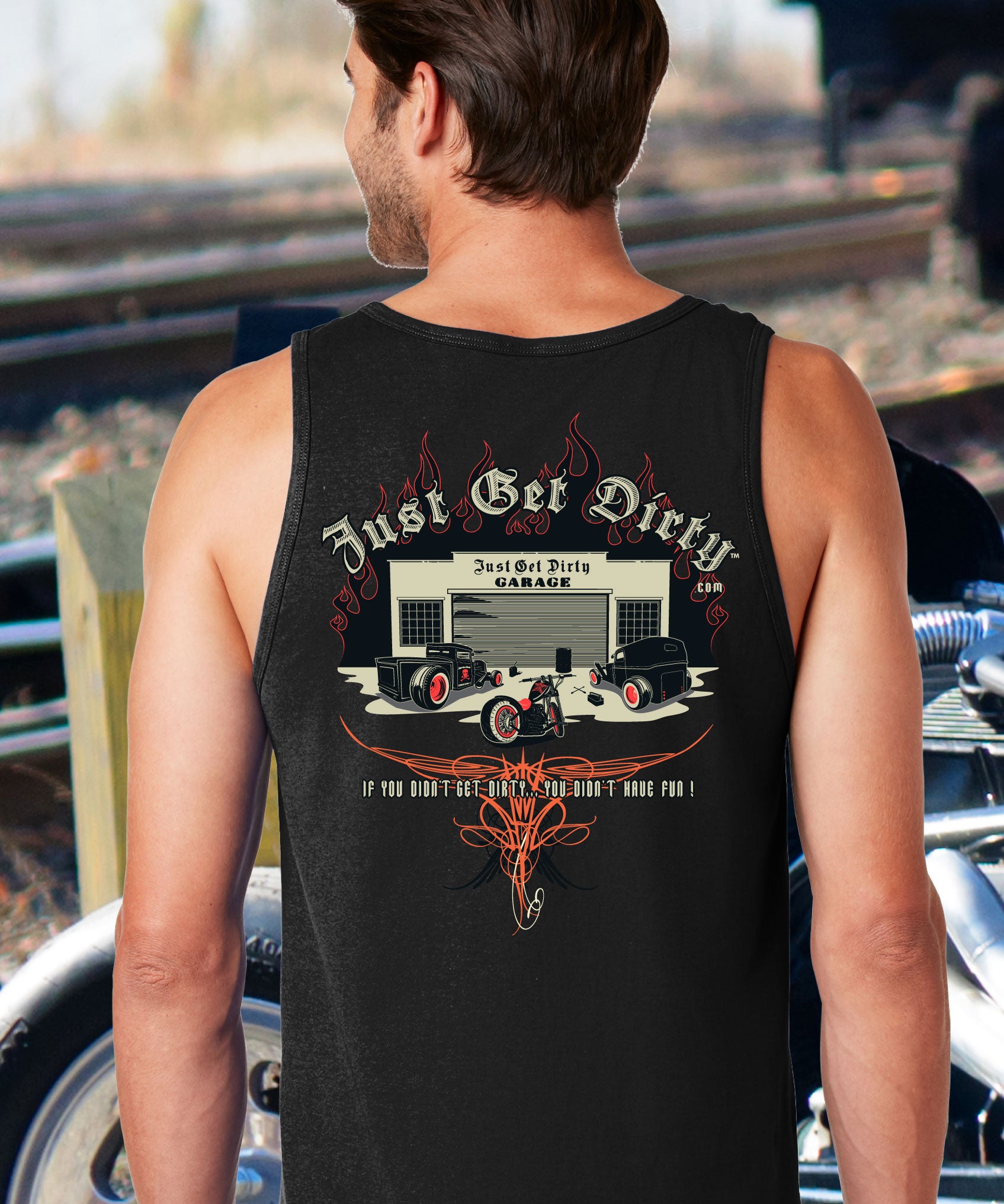 Just_Get_Dirty_Black_Tank-top_back
