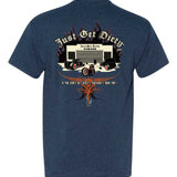 Just Get Dirty Rat Rod Tee, Navy
