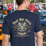 Just Get Dirty Retro Piston Performance T-Shirt