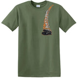 Just Get Dirty Monster Truck T-Shirt: Black, Green