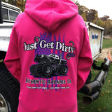 Just_Get_Dirty_Pink_Women_s_Hoodie_back