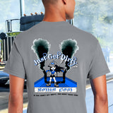 Just Get Dirty Rollin' Coal T-Shirt: Gray, Safety Green