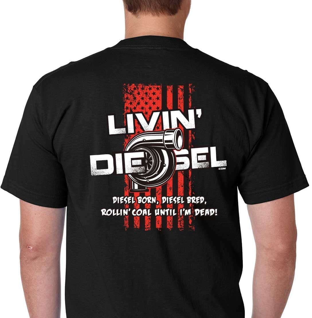 Livin' Diesel Men's Black T-Shirt