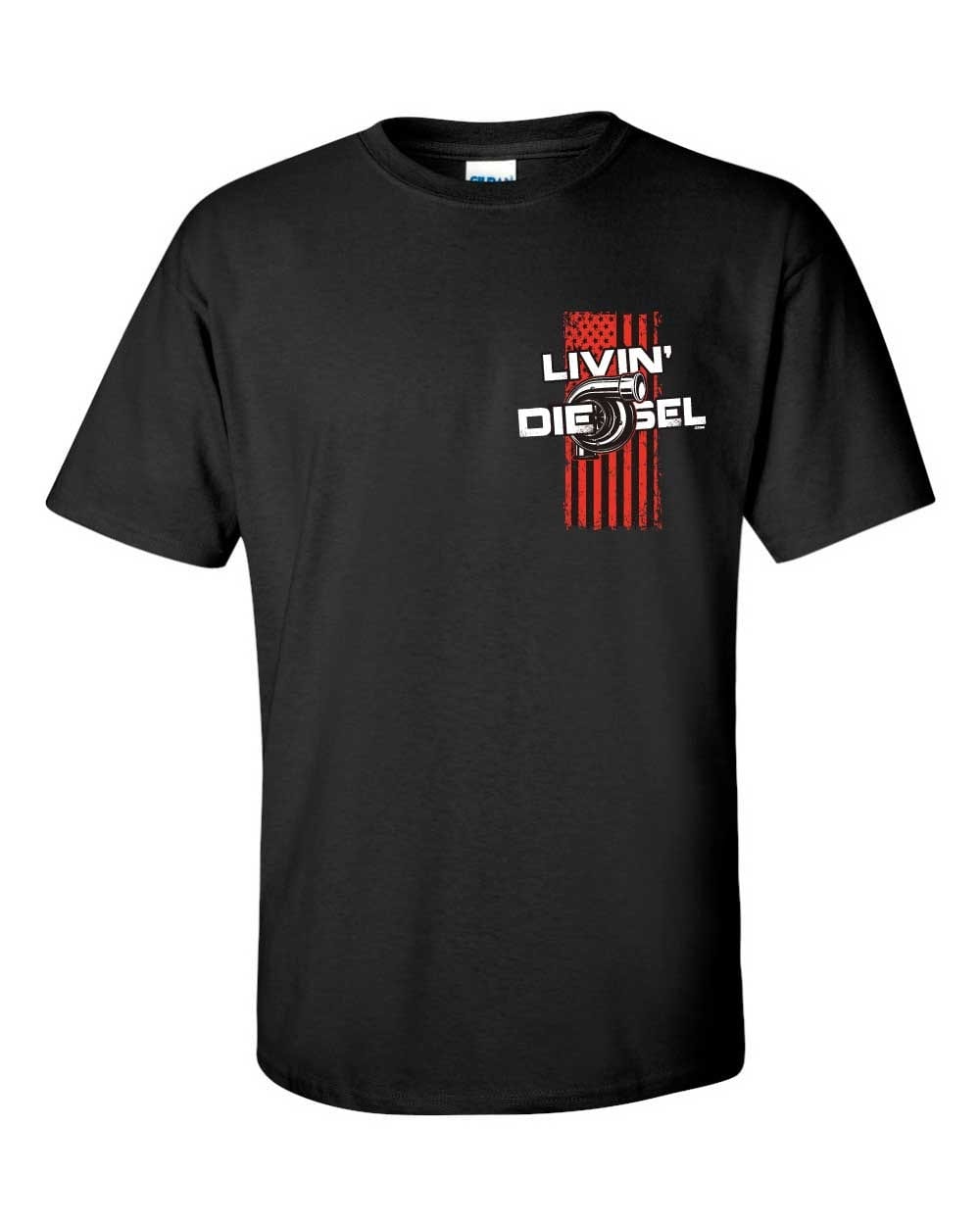 Livin' Diesel Men's Black T-Shirt