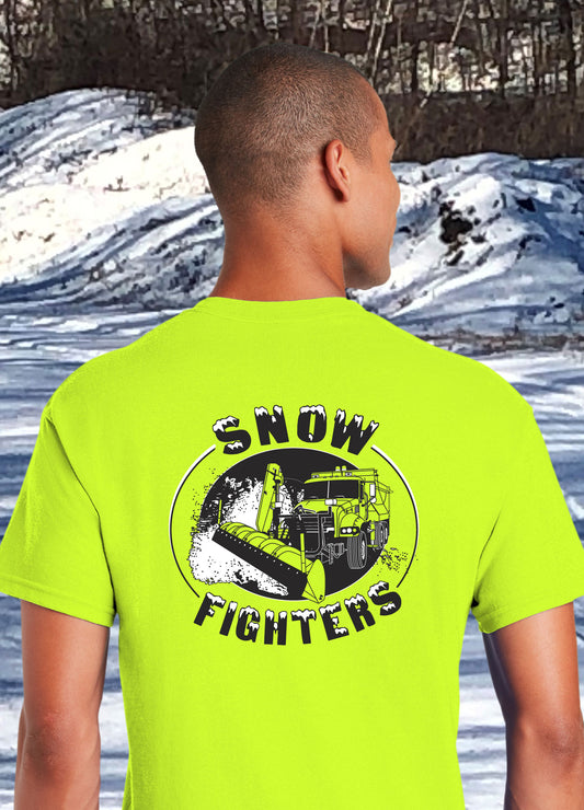Plow Truck Snow Fighters Tee