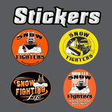 Snow Fighters Stickers