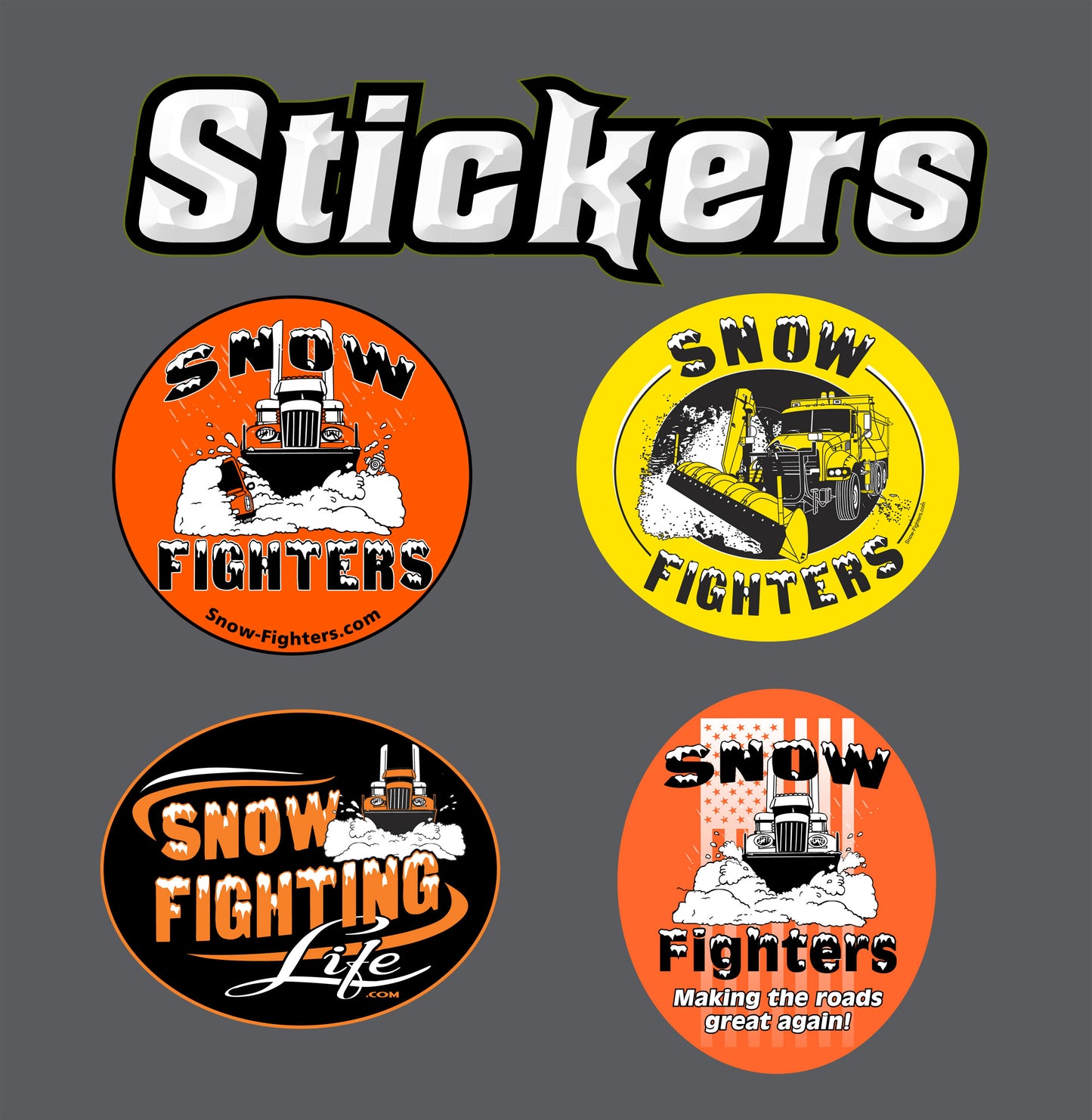 Snow Fighters Stickers