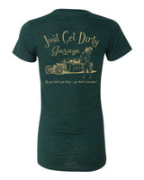 
              Just Get Dirty Garage Girl V-Neck
            