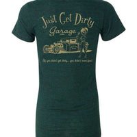 Just Get Dirty Garage Girl V-Neck