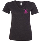 Just Get Dirty Garage Girl V-Neck T-Shirt