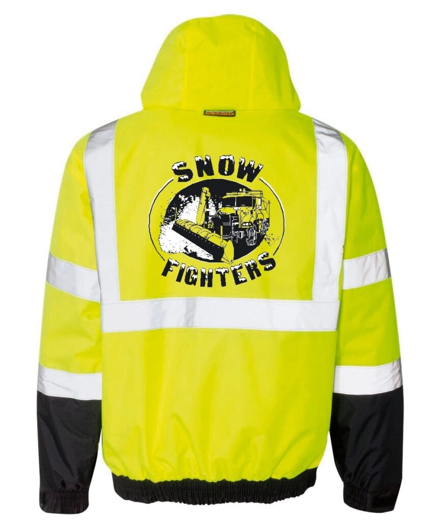 Snow Fighters Snow Plow Mid-Weight Bomber Jacket