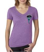 
              Women's Just Get Dirty Rat Rod V-Neck
            